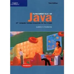 USED-Fundamentals of Java: AP* Computer Science Essentials for the A Exam by Kenneth Lambert (Hardcover)