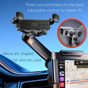 Car Phone Holder Cellphone Car Mount Compatible with 2019-2026 Toyota Models, Fits 4.7-7 Inch Devices, Ideal for Hands-Free Driving & Navigation