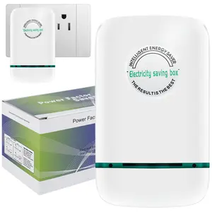 Electricity Saving Box Power Saving Box Reusable 28000W 90-250V Electricity Reducer US Plug Household Saver Safe Smart Energy Saver Device with LED Light for Household Office