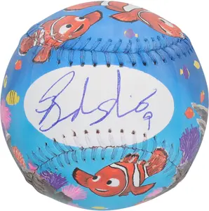 Brandon Nimmo New York Mets Autographed Baseball - Art by Stadium Custom Kicks - #1 of Limited Edition 1 - XP14005694 - Fanatics Authentic Certified