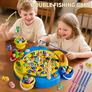 Magnetic Fishing Toys for Toddlers 3-5 Year Old 66 PCS Game with 360 Rotation Board Game for Kids 4-6 Birthday Gifts for Boys Girls