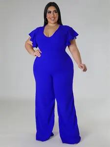 Women Plus Size Women Print Jumpsuit