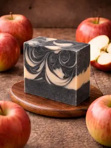 Apple Sage Goat Milk Charcoal Soap