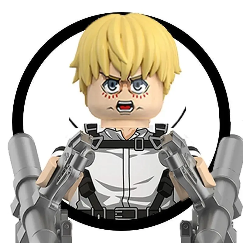 WM6148 Building Blocks Mini Model Figures Attack on Titan Levi Ackerman Eren Mikasa Giant Annie Halloween Christmas Gifts Toys popular WM6148 Building Blocks Mini Model Figures Attack on Titan Levi Ackerman Eren Mikasa Giant Annie Halloween Christmas Gifts Toys popular
