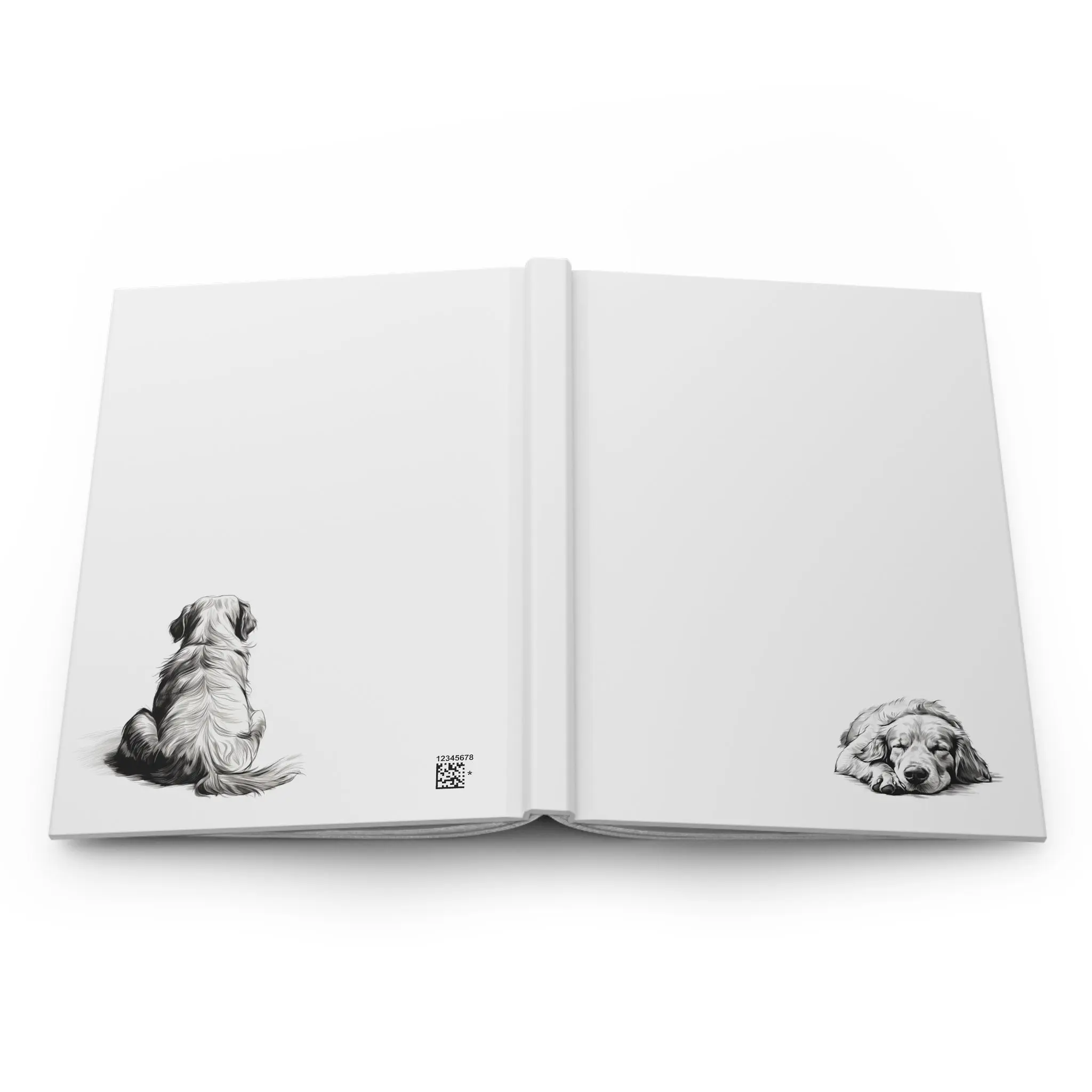 GOLDEN RETRIEVER Lover Hardcover Notebook (5.75"x8" lined)