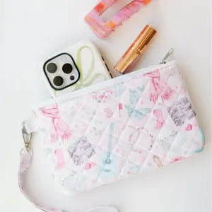 Gracefully Made Art Eras Quilted Wristlet Zipper Purse Pouch