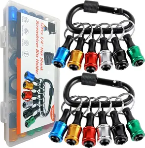 12PCS Hex Shank Screwdriver Bit Holder for Impact Driver Drill Bit - 1/4 Socket