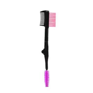 Compact Dual-Sided 2-in-1 Eyebrow Brush & Smooth Comb, Professional Precision Makeup Tool for Daily, Salon Beauty Use