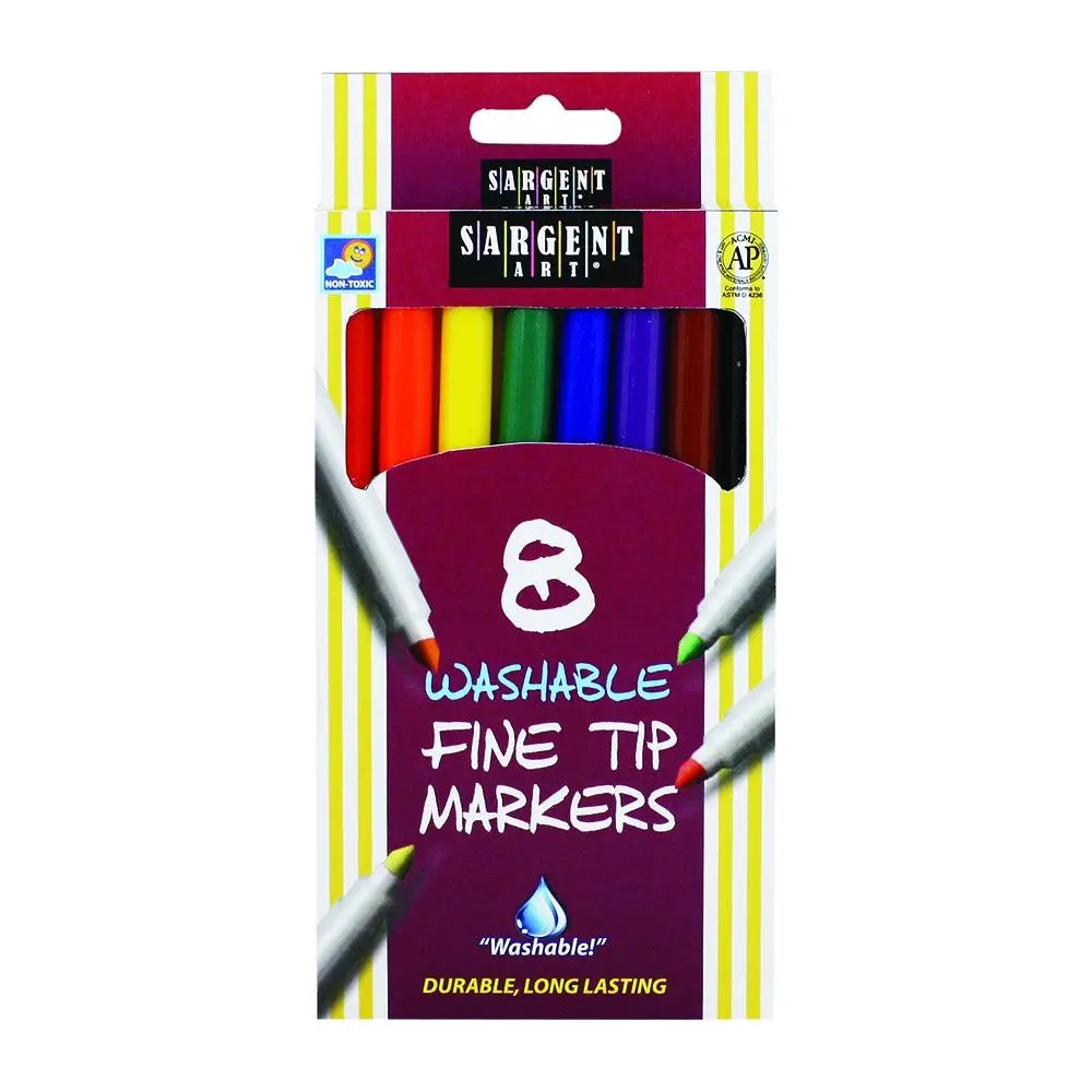 Sargent Art® Washable Felt Tip Markers (Fine Tip) (Single Pack)