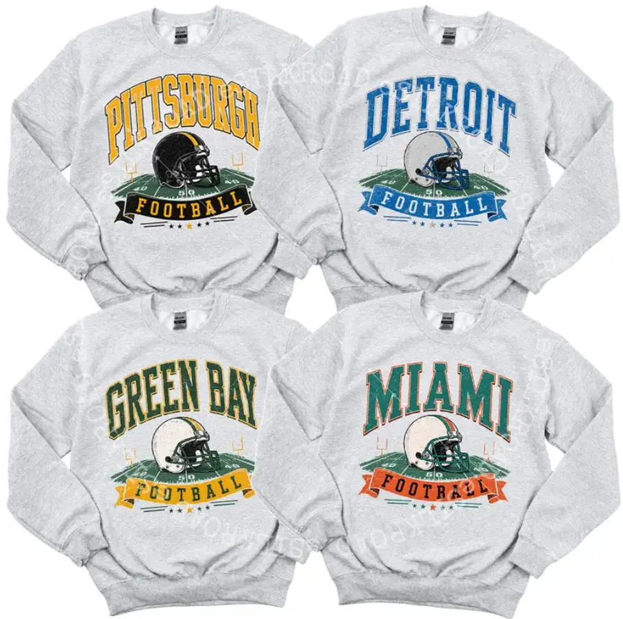 Vintage All Team Ash Grey Sweatshirt, All Teams Sports Crewneck, Retro Fan Pullover, Game Day Outfit, Gift for Men and Women, Fashion For All
