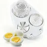3-in-1 Multifunctional Steel-Plastic Utensils - Space-Saving Compact Tool for Boiled Eggs, Century Eggs, Strawberry Slices, Easy to Clean, Ideal for Salad Prep