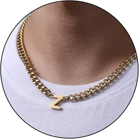 Z letter necklace (gold)