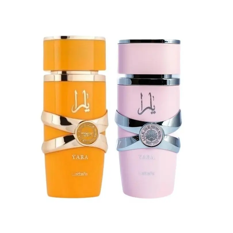 Lattafa Yara & Yara Tous EDP Duo Pack (3.4 fl oz) - Women's Arabic Gourmand Signature Scent, Sweet Fruits & Coconut Liquid Fragrance by Lattafa Perfumes, Women's Fragrance, Adults, Set Women's Fragrance