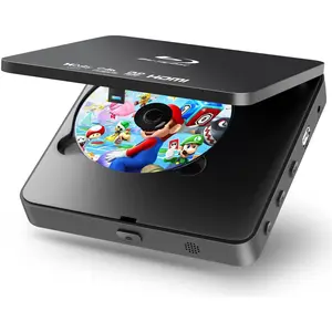 Blu Ray Player 1080P Blu-ray Disc Player for  Ciema, Dolby Audio/DTS, Plays  DVDs ad Regio A 1 Blu Rays, Supports 128GB USB Stick, with HDMI ad AV Output Coectio , TSC  Stadard