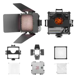 ZHIYUN FIVERAY M20 Combo Video Light Powerful Pocket Light, Bi-Color 2700k~6500k On-Camera Video Lights, Max Power 20W,M20 C Combo Video Light Powerful Pocket Light, Bi-Color 2500k~10000k On-Camera Video Lights,Max Power 20W