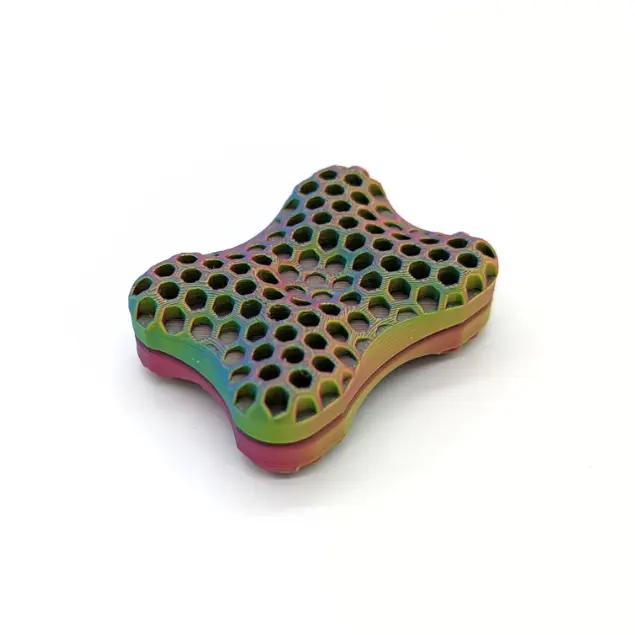 GripGlide Magnetic Fidget Slider | Haptic Fidget Toy | Square Magnetic Slider | Custom Personalization | 3D Printed | Sensory Tactile Toy