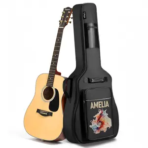 Personalized Guitar Gig Bag with Custom Name or Logo