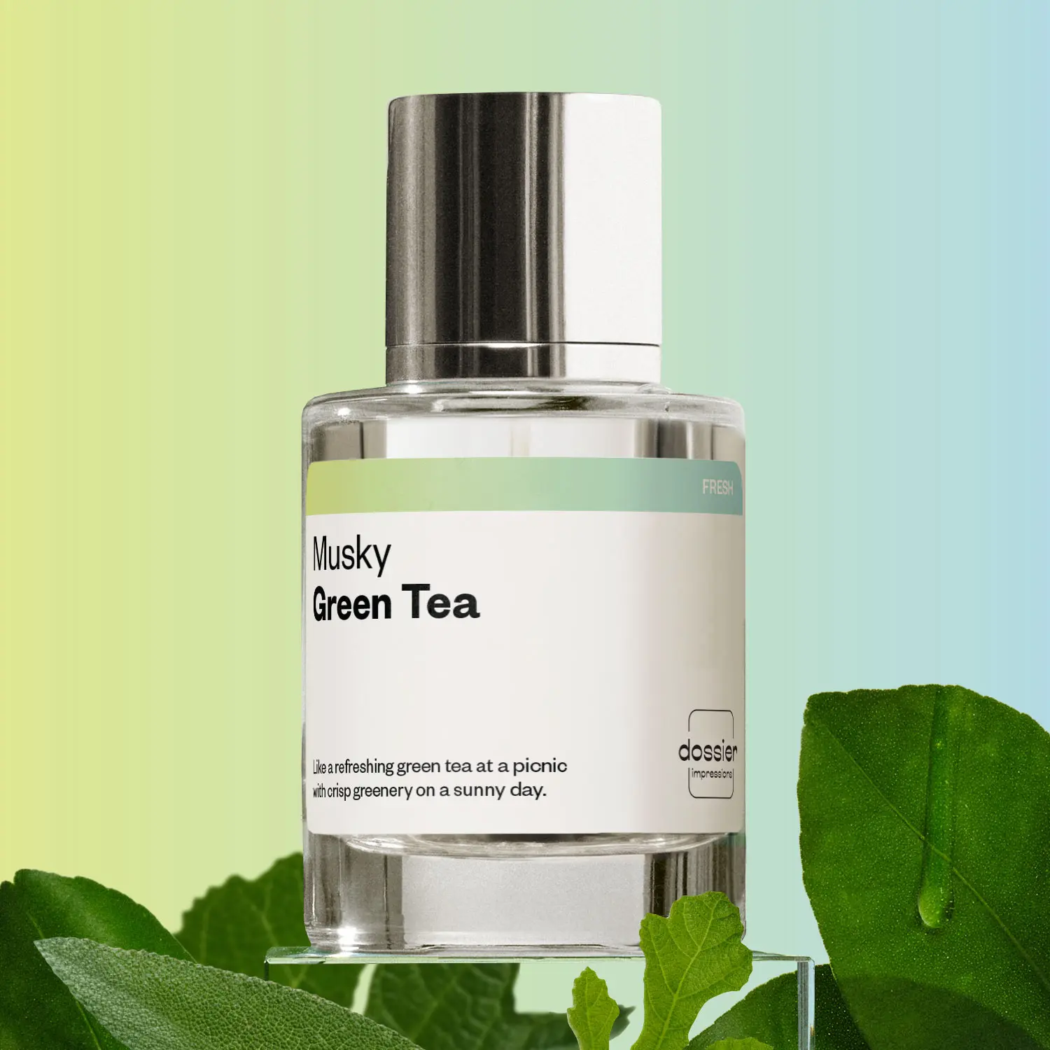 Musky Green Tea, Dossier, Unisex Perfume, Eau de Parfum, 50ml