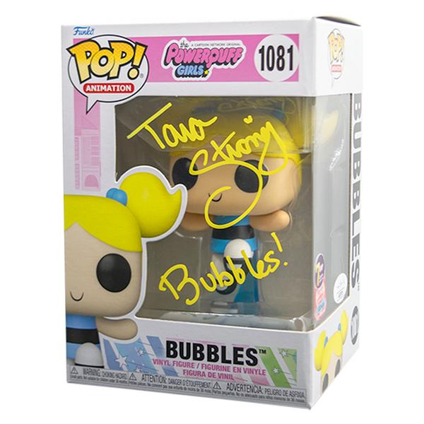 Signature Series Tara Strong Signed Pop - Bubbles (Powerpuff Girls)