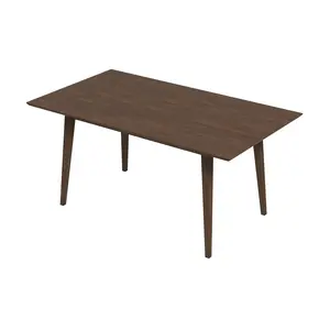 Adira Solid Wood Walnut Large Dining Table