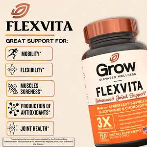 Glucosamine Chondroitin Turmeric MSM Triple Strength Joint Support 4000 MG