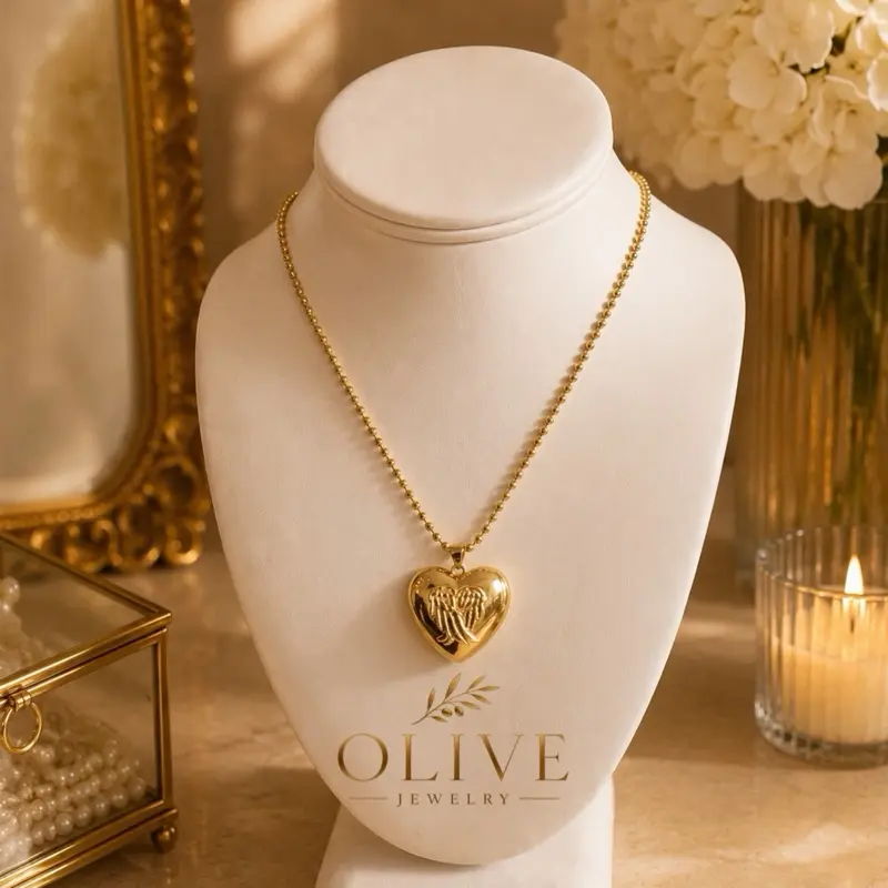 Olive Jewelry Llamador de Angeles Necklace - long necklace The pendant has a small bell inside and make a beautiful sound