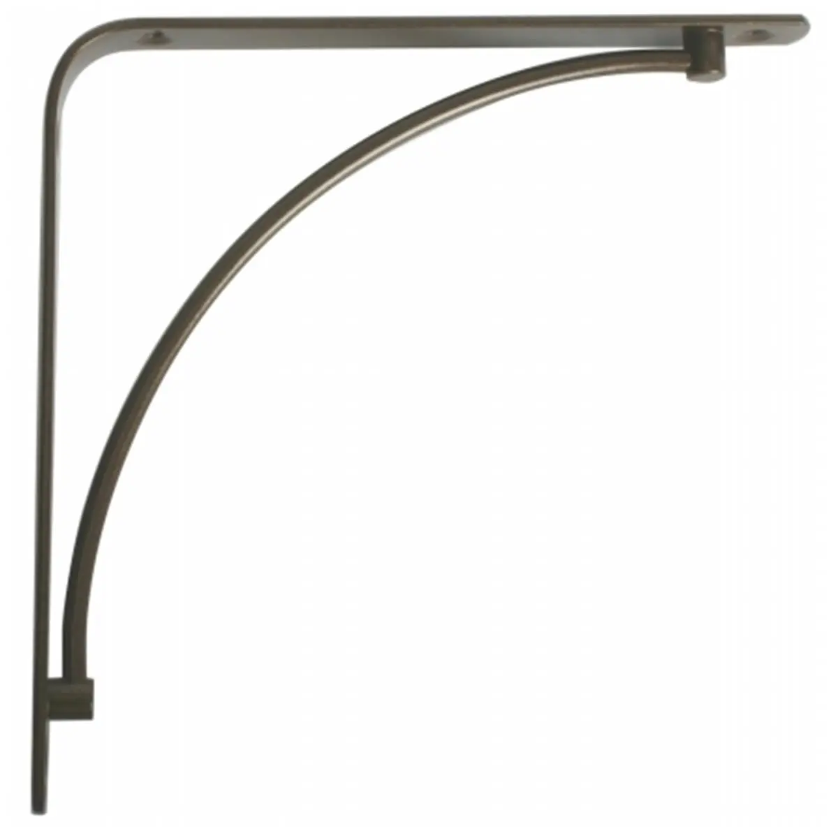 212 MAIN Knape & Vogt 8 in Arched Shape Industrial Wall Hanging Bracket, US 5 Size, 200M AB8 Model, Art Deco Home Appliance Accessory