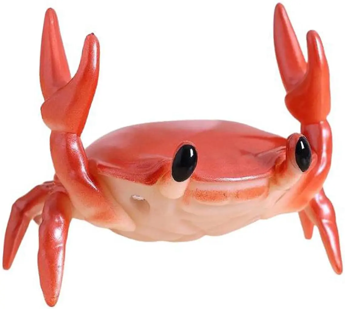 TikTokShopJumpstartSale Creative Crab Pen Holder Weightlifting Crabs Pen Stand Storage Rack, Office Desktop Decoration, Pencil Holders Desk Supplies Holders and Dispensers, Desk Accessories and Workspace Organizers dealsforyoudays
