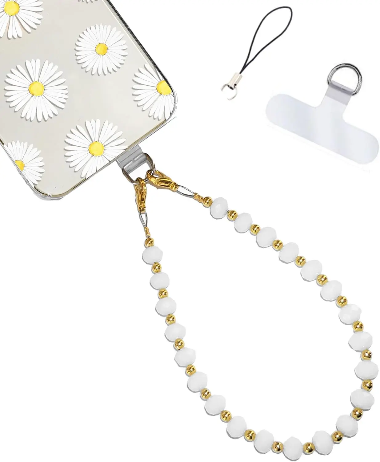 Cellphone Charm Wrist Strap - Phone Sling Anti-Drop Protection Cord, Hands-Free Tether Tab Wristlet Compatible with Phone Cases & Accessories