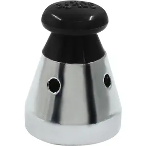 Universal Black Pressure Cooker Relief Jigger Valve 80KPA Safe Regulator Replacement Exhaust Valve Accessories for Weight Pressure Control 1Pcs