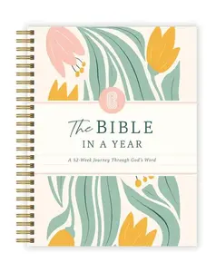 The Bible For One year - 52 Week Bible Journal, Bible Study Book, Office Stationery & Supplies, Gift for Women & Men