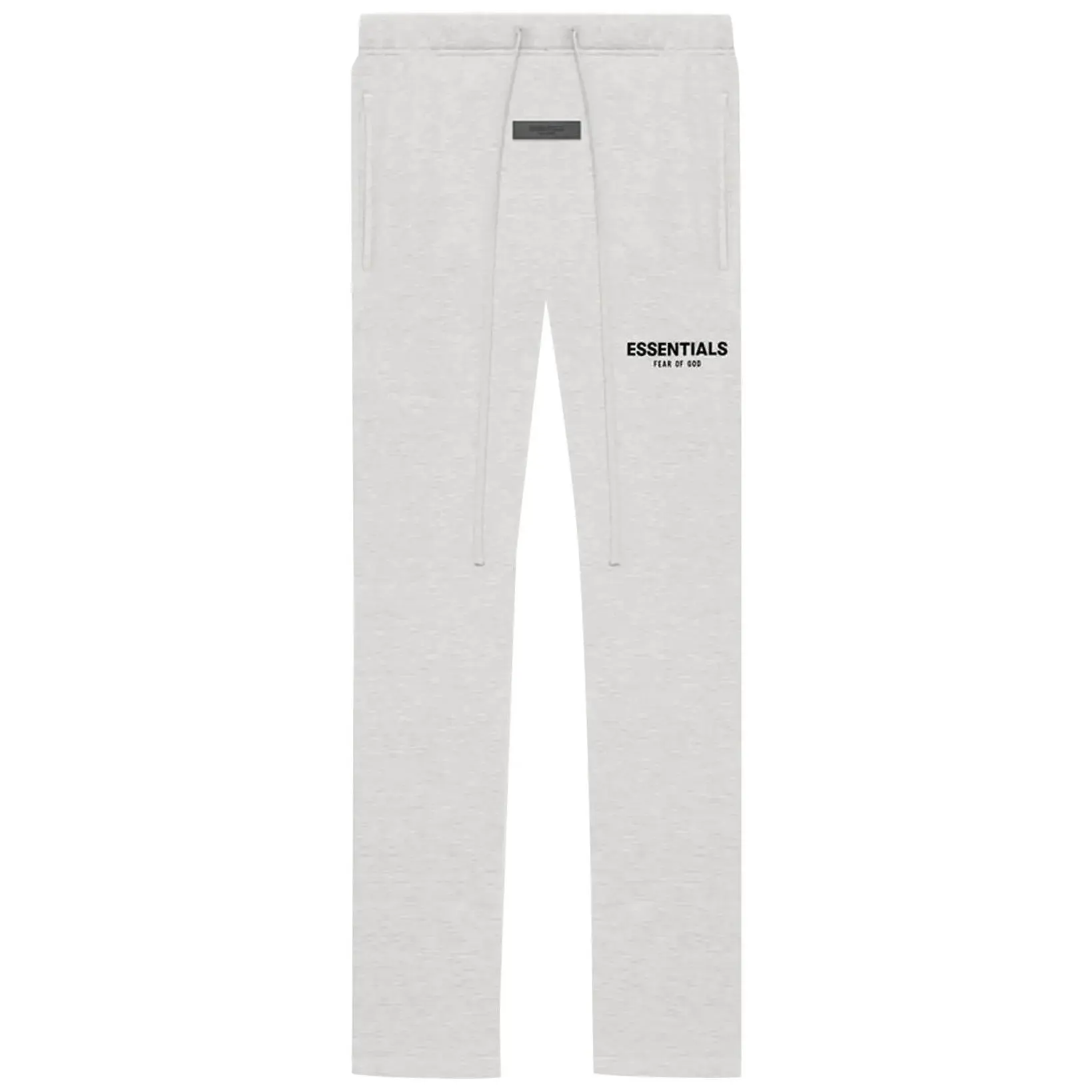Fear of God Essential Sweatpants, Light Oatmeal Uncuffed Fleece Pants, Men's Relaxed-Oversized Fit Bottoms