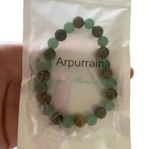 1 pc Arpurraina Money Attraction bracelet with Green Aventurine & Tiger Eye.