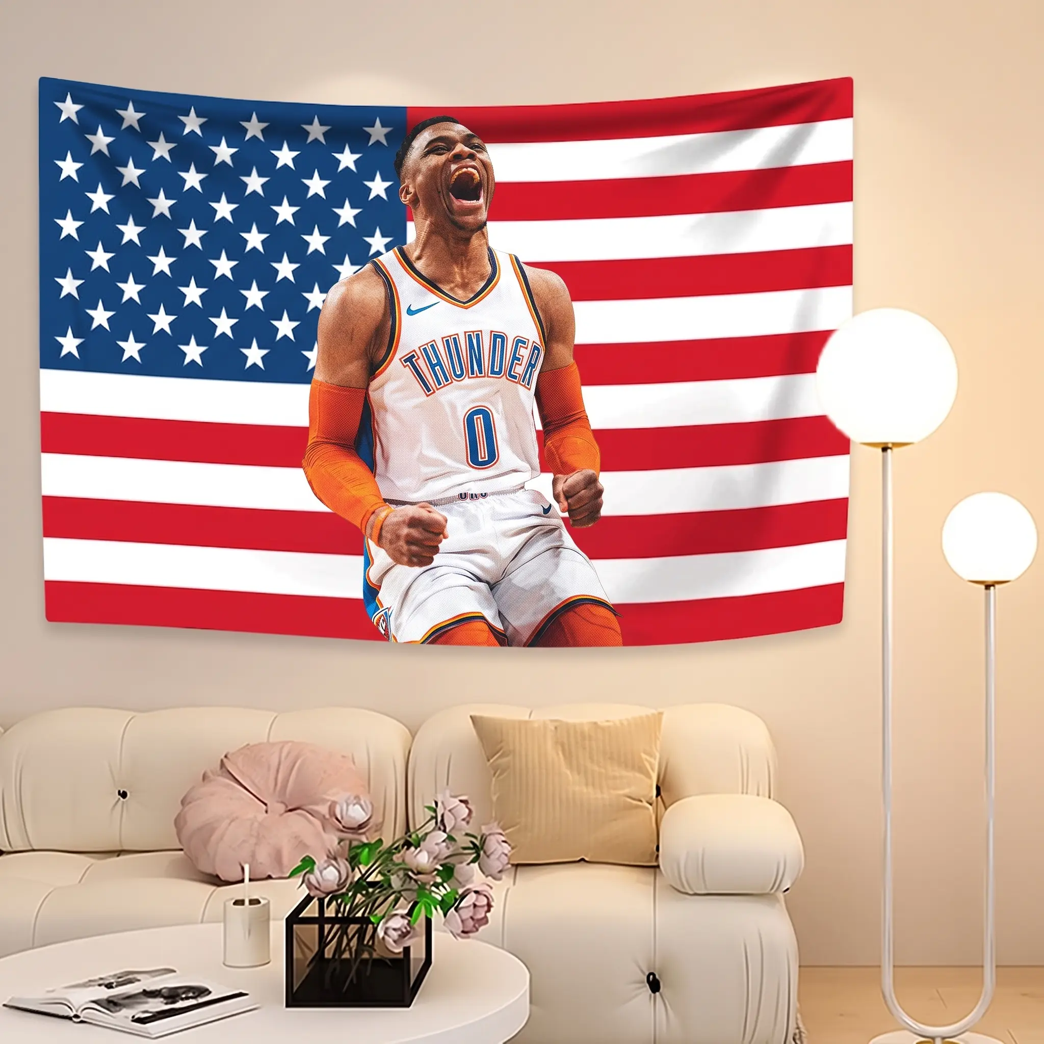 Russell Westbrook Tapestry, Basketball Fan Gift