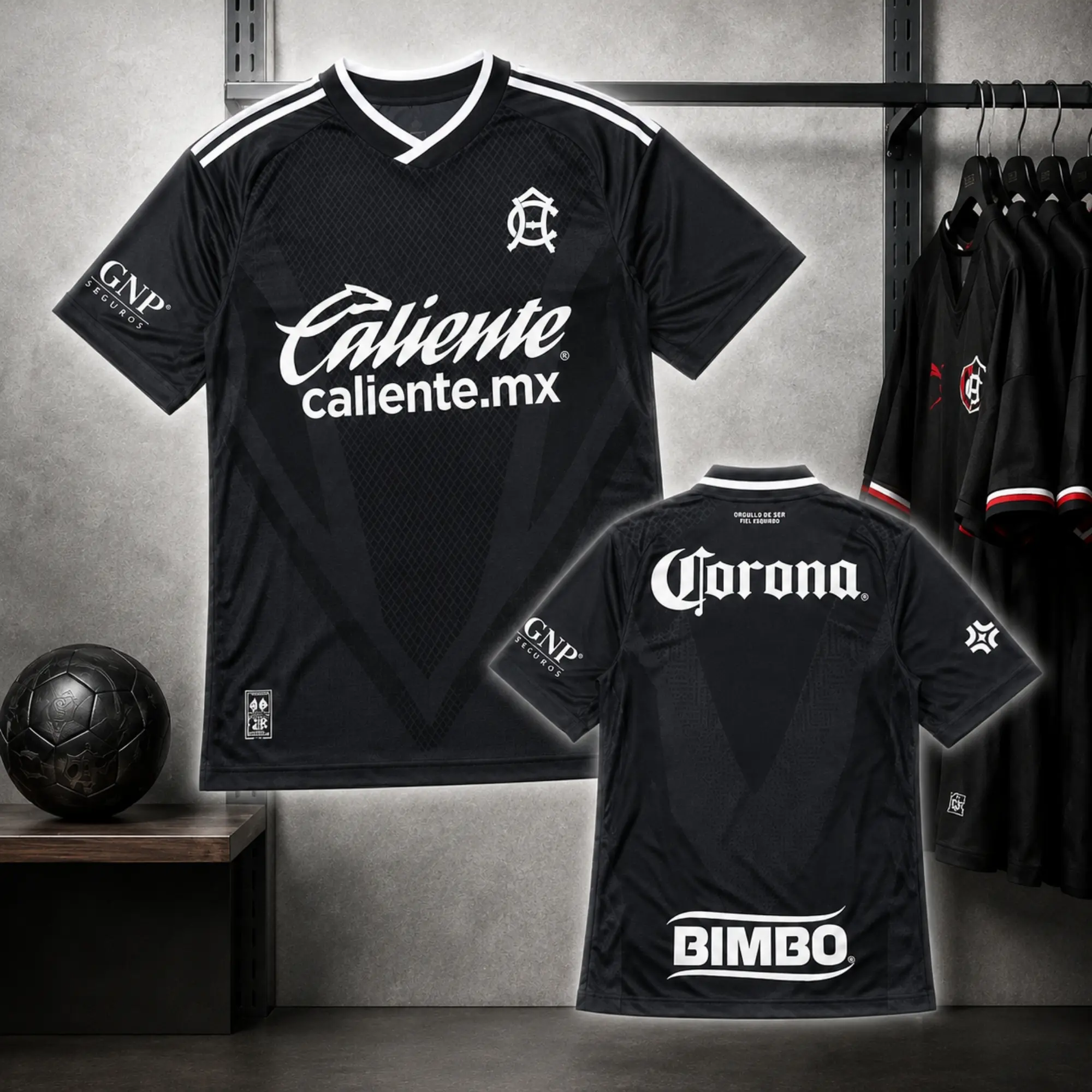 Club América 2026/27 Away Soccer Jersey – Black Football Shirt Lightweight Game Day Sports Top