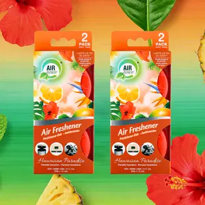 Air Fusion Bathroom Odor Control Stick-On Gel Air Freshener, Adjustable Fragrance, 2.1 Oz, 2 Pack