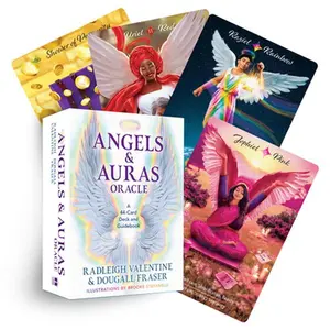 Angels & Auras Oracle: A 44-Card Deck and Guidebook -- Radleigh Valentine - Other