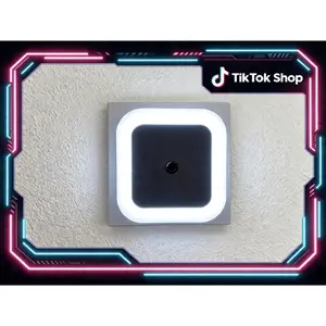 TikTok Viral LED Night Light, Motion Sensor Activated Wall Sconce with Auto Dusk to Dawn Sensor for Home Smart Solar