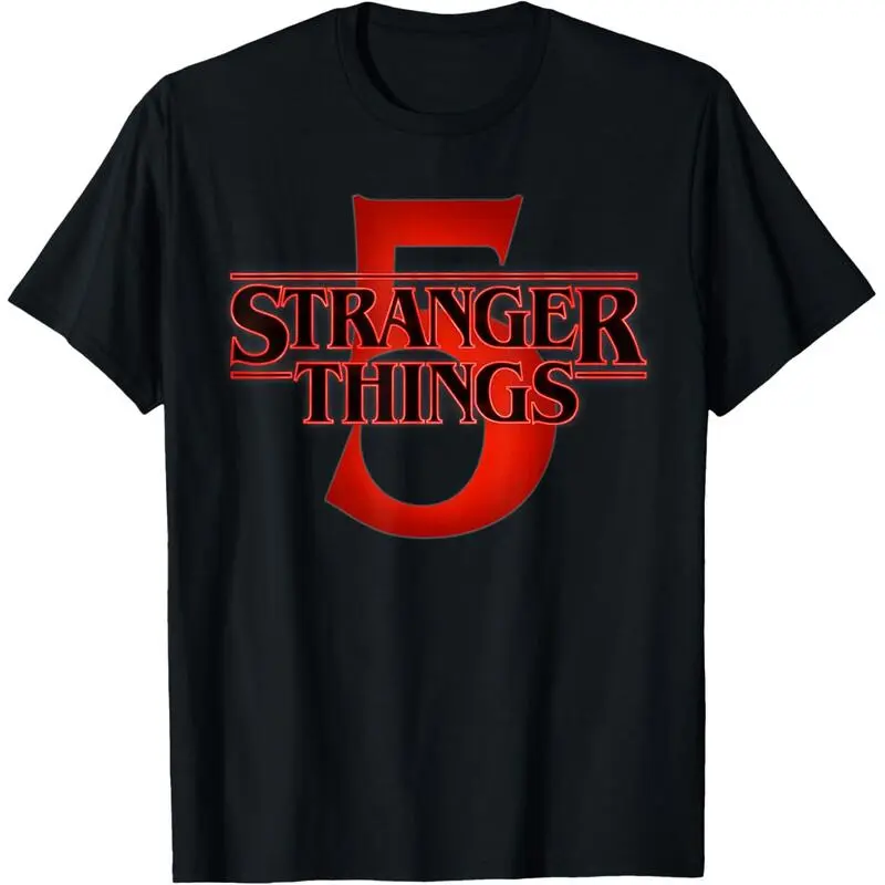 Women's Short-Sleeve Classic Novelty T-Shirt, Season 5 Black & Red Logo, Stylish Fabric