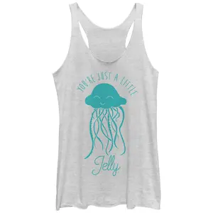 Women's Lost Gods Just a Little Jellyfish Racerback Tank Top