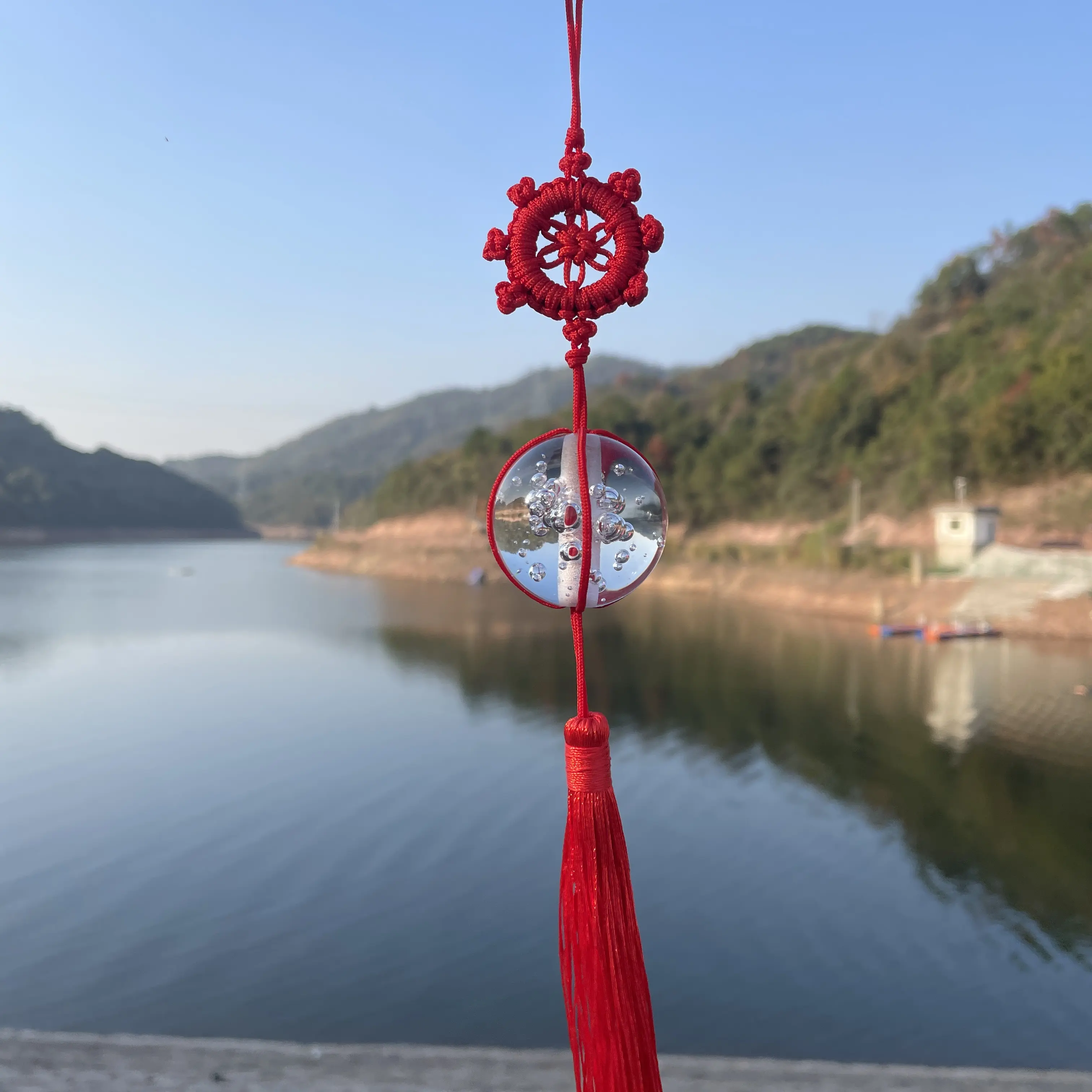 Bubble balloons + tassel hanging decorations