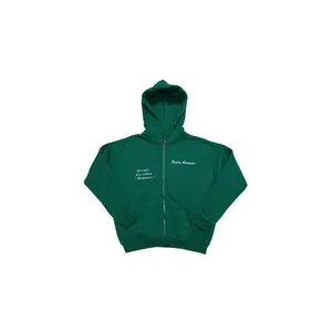 "Forrest Green" Mantra Zip-up Hoodie