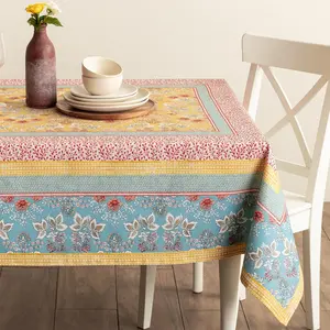 2D Flat Party Tablecloth 1pc, Reusable Polyester Tablecloth for Restaurant Kitchen, Mother's Day Gift, Summer Decor, No Power Needed