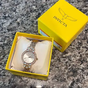 Invicta Wildflower Women's Watch - 30mm, Rose Gold with Silver Dial