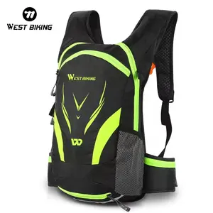 WEST BIKING 16L Ultralight Cycling Bicycle Backpack Pouch Breathable Waterproof Hiking Hydration Water Bag Bike Travel Backpack