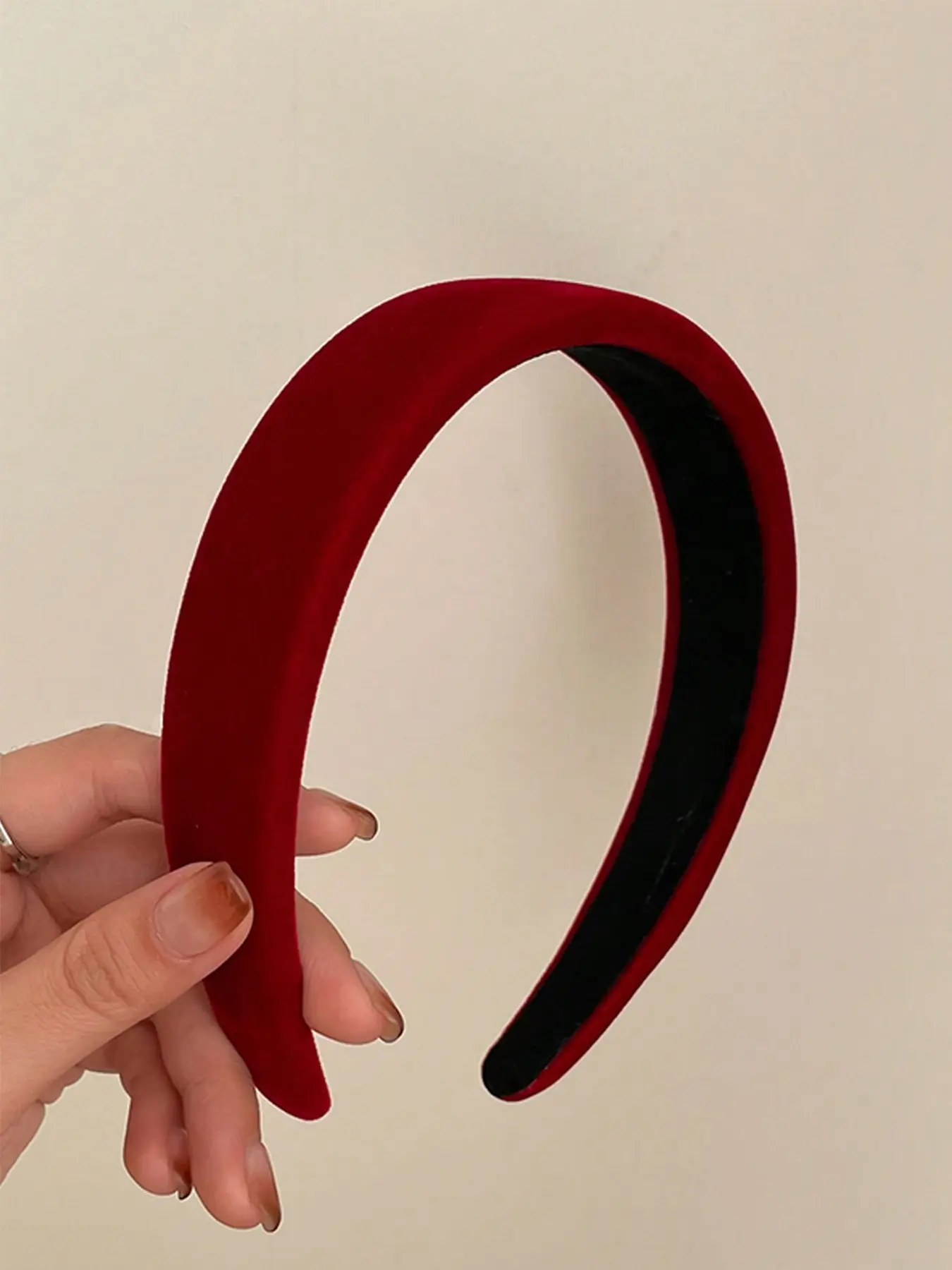 Women's Velvet Hair Band, 36cm Wide Soft Headband for Daily Use, Casual Party Commute, Elegant Simple Style, Bathroom Accessory, Hair Accessories, Hairbands