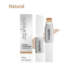 Natural Color Dual-Shade Foundation girl Stick Lightweight, hydrating, and smooth application without caking foundation，Christmas gifts, New Year gifts, Black Friday Makeup Gift Box Set