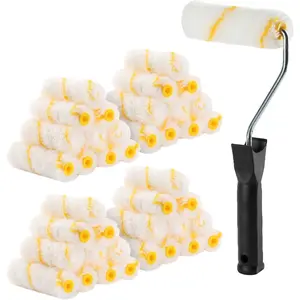 -  Rollers, 4 inch  Roller with 40 Covers, Wall Painting Tool