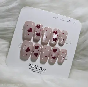Sweetheart Shimmer Nails