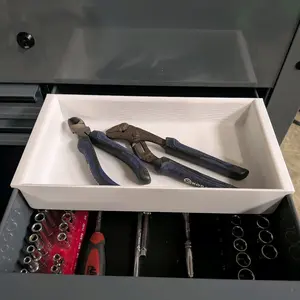 Sliding tool tray for USGeneral 30" Tool Cart - 3D printed